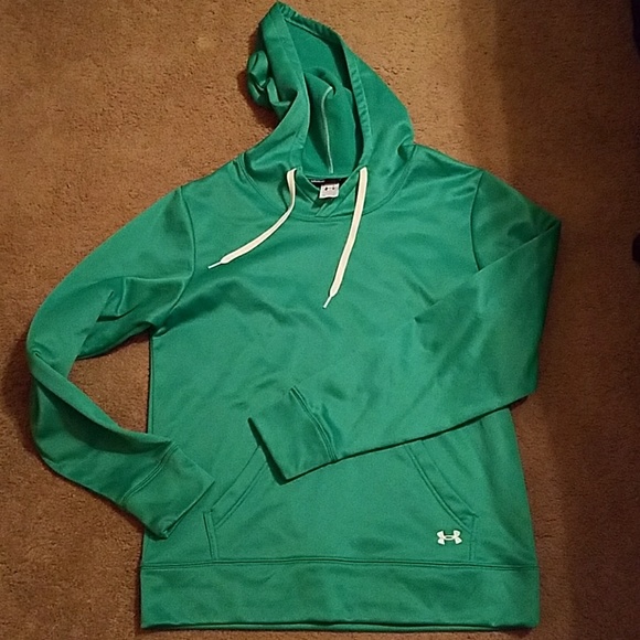Under Armour Tops | Kelly Green Under Armour Hoodie | Poshmark